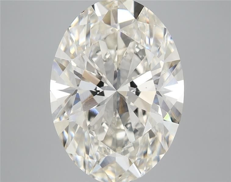 4.65ct H VS1 Rare Carat Ideal Cut Oval Lab Grown Diamond