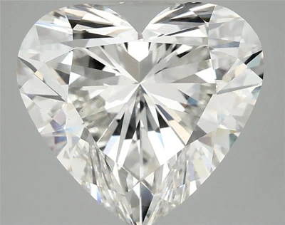 5.10ct F VS1 Rare Carat Ideal Cut Heart Lab Grown Diamond