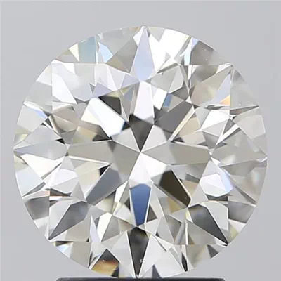 2.70ct J VS2 Rare Carat Ideal Cut Round Diamond