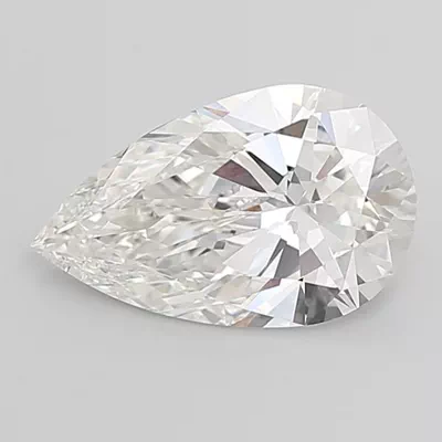 5.03ct G VVS2 Rare Carat Ideal Cut Pear Lab Grown Diamond