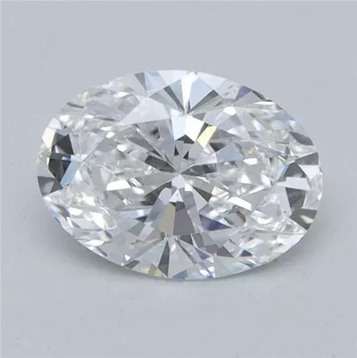 1.12ct D VVS2 Rare Carat Ideal Cut Oval Lab Grown Diamond