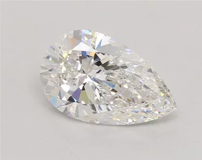3.01ct F VS1 Rare Carat Ideal Cut Pear Lab Grown Diamond