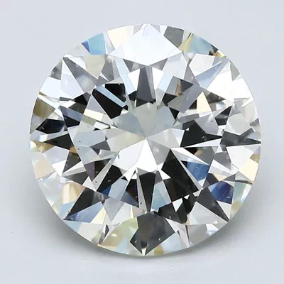 3.98ct J SI1 Very Good Cut Round Diamond