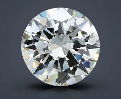 3.98ct J SI1 Very Good Cut Round Diamond