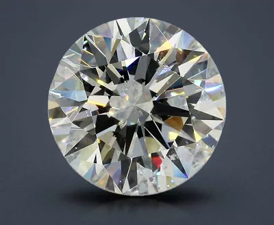 5.22ct J SI2 Rare Carat Ideal Cut Round Diamond