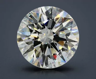 5.22ct J SI2 Rare Carat Ideal Cut Round Diamond