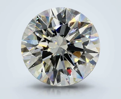 5.22ct J SI2 Rare Carat Ideal Cut Round Diamond