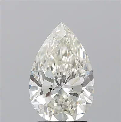 2.51ct K SI2 Excellent Cut Pear Diamond