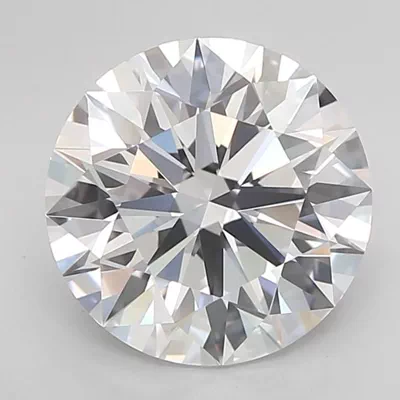 3.66ct D VVS2 Rare Carat Ideal Cut Round Lab Grown Diamond