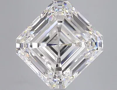 10.03ct F VS2 Rare Carat Ideal Cut Asscher Lab Grown Diamond