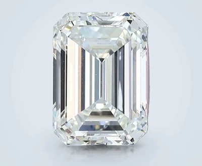 3.02ct I VS2 Rare Carat Ideal Cut Emerald Diamond