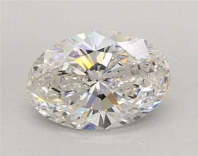 4.05ct F VVS2 Rare Carat Ideal Cut Oval Lab Grown Diamond