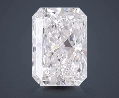 1.21ct E VVS2 Rare Carat Ideal Cut Radiant Lab Grown Diamond