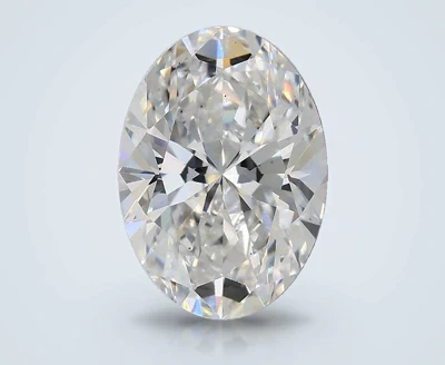 2.01ct D VS2 Rare Carat Ideal Cut Oval Lab Grown Diamond