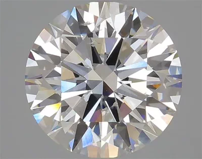 2.92ct F SI1 Rare Carat Ideal Cut Round Lab Grown Diamond