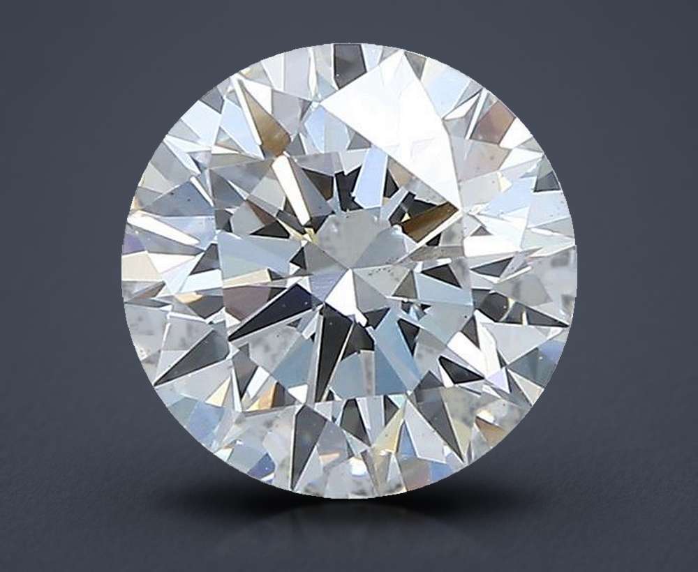 2.07ct E VS2 Rare Carat Ideal Cut Round Lab Grown Diamond