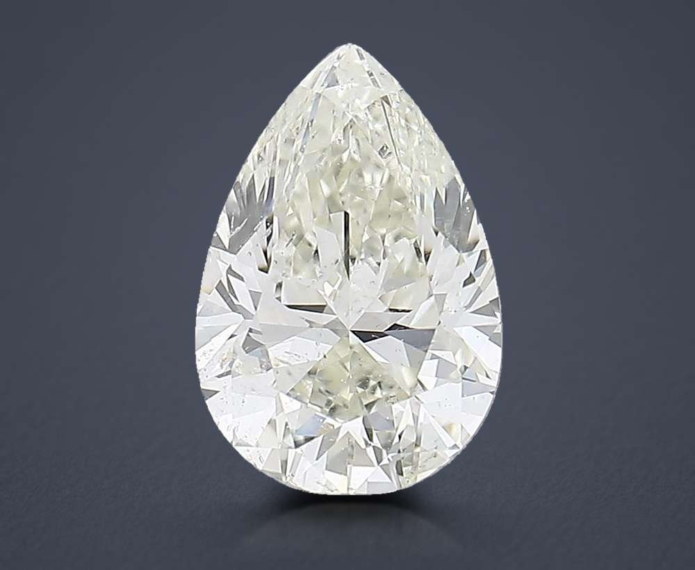1.70ct J SI2 Rare Carat Ideal Cut Pear Diamond