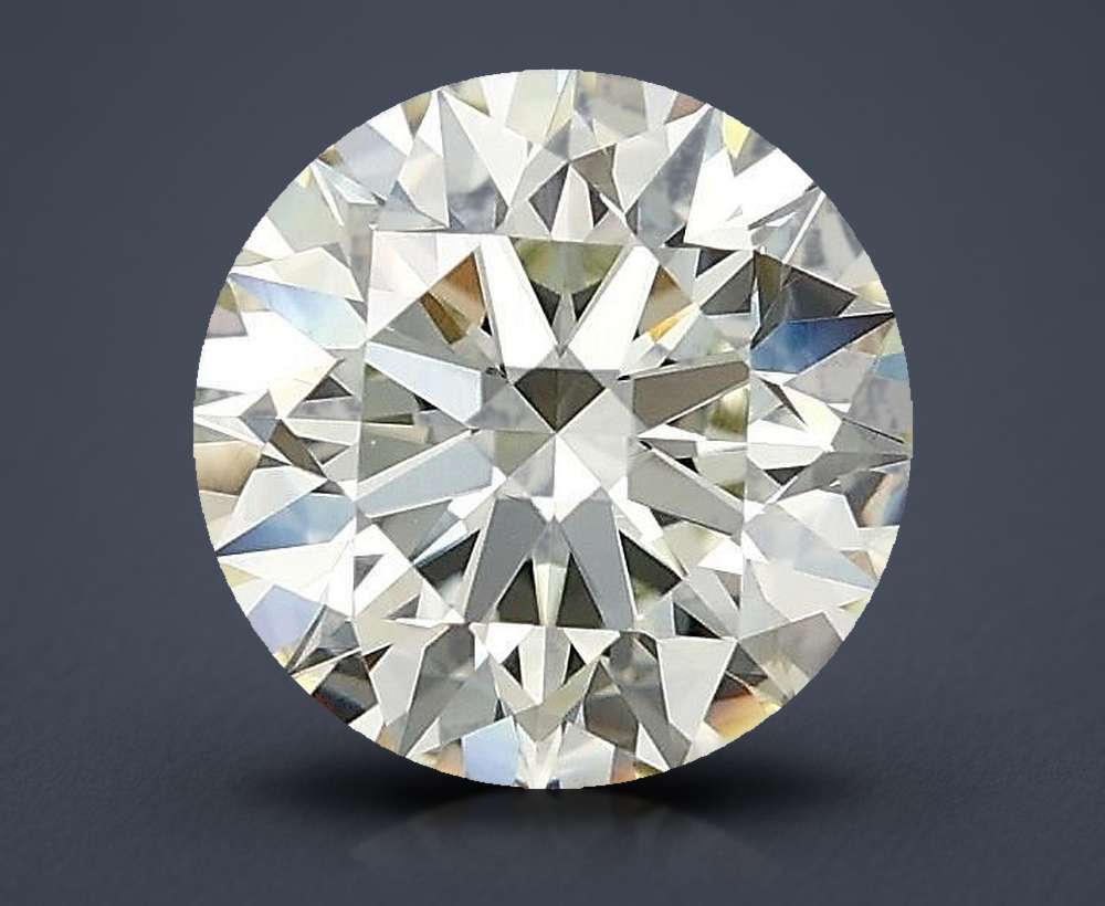 1.62ct K VS1 Rare Carat Ideal Cut Round Diamond