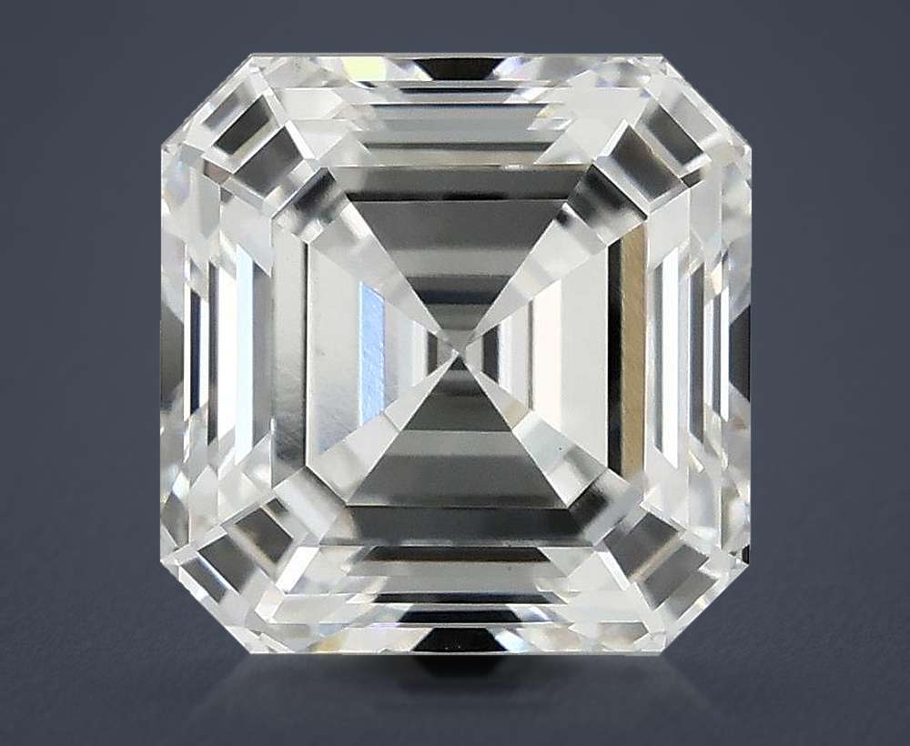 2.08ct E VVS2 Rare Carat Ideal Cut Asscher Lab Grown Diamond