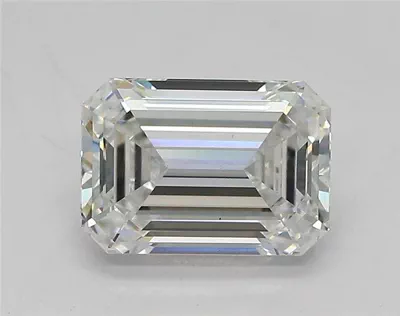 1.54ct D VS1 Rare Carat Ideal Cut Emerald Lab Grown Diamond