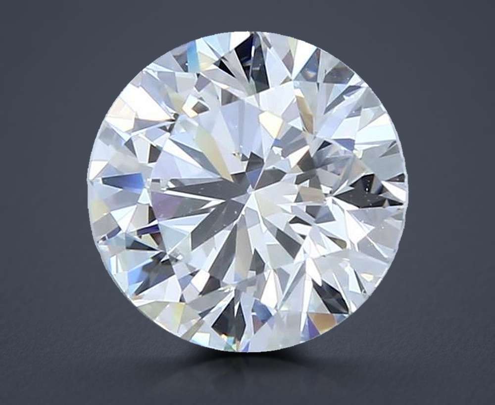 3.01ct F VS1 Rare Carat Ideal Cut Round Diamond