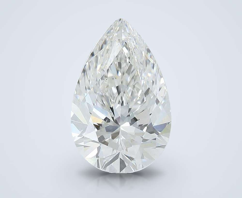 2.19ct G VS1 Rare Carat Ideal Cut Pear Lab Grown Diamond
