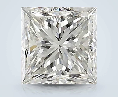 2.10ct J SI1 Good Cut Princess Diamond