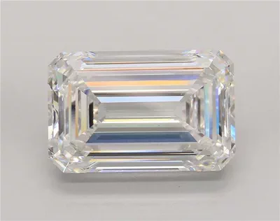16.00ct F VS1 Rare Carat Ideal Cut Emerald Lab Grown Diamond