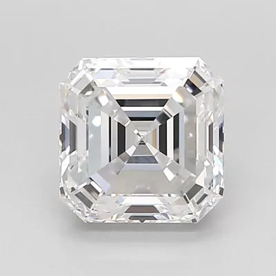 2.03ct D VS1 Very Good Cut Asscher Lab Grown Diamond