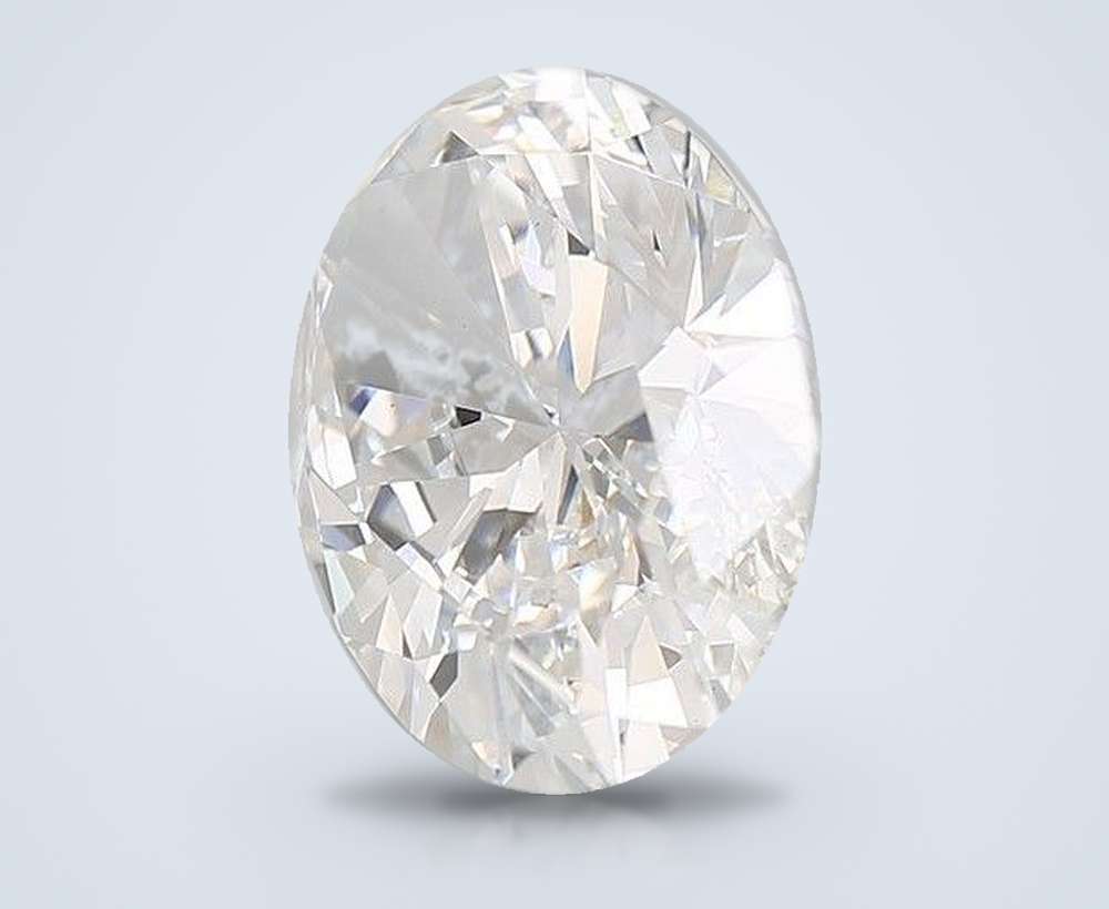 13.15ct F VS2 Rare Carat Ideal Cut Oval Lab Grown Diamond