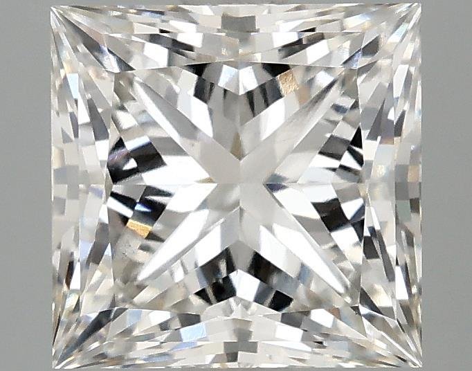 3.07ct H VS2 Rare Carat Ideal Cut Princess Lab Grown Diamond