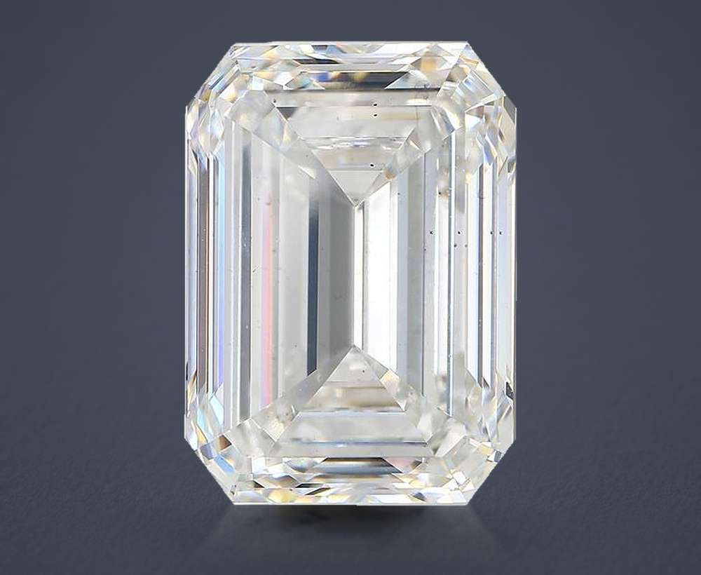 20.24ct F VS2 Very Good Cut Emerald Lab Grown Diamond