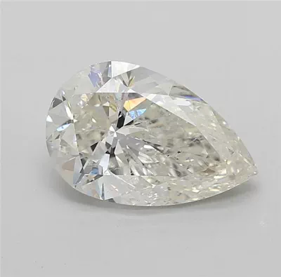4.01ct I SI2 Rare Carat Ideal Cut Pear Diamond