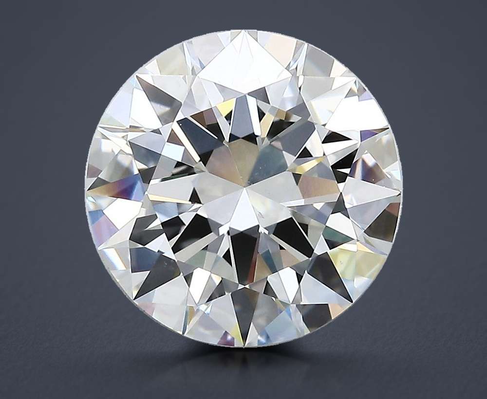 4.31ct H SI1 Rare Carat Ideal Cut Round Diamond