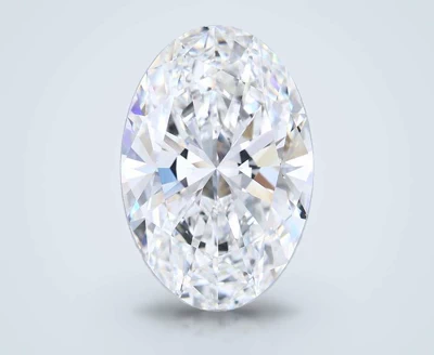 11.74ct G VVS2 Rare Carat Ideal Cut Oval Lab Grown Diamond