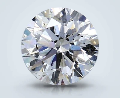 2.01ct I SI2 Rare Carat Ideal Cut Round Diamond