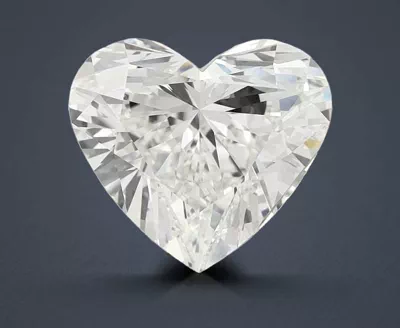 5.54ct F VS1 Rare Carat Ideal Cut Heart Lab Grown Diamond
