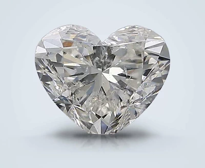 2.00ct H SI2 Rare Carat Ideal Cut Heart Diamond