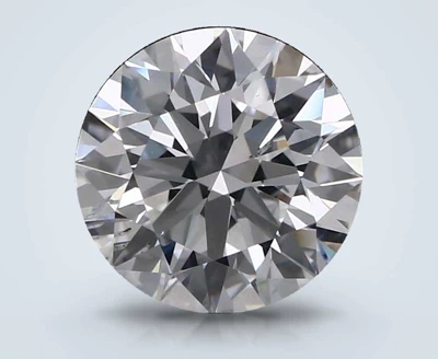 2.25ct D SI1 Rare Carat Ideal Cut Round Lab Grown Diamond