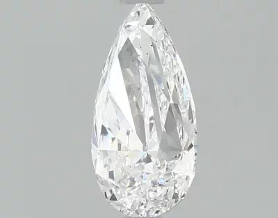 1.24ct D SI1 Rare Carat Ideal Cut Pear Lab Grown Diamond