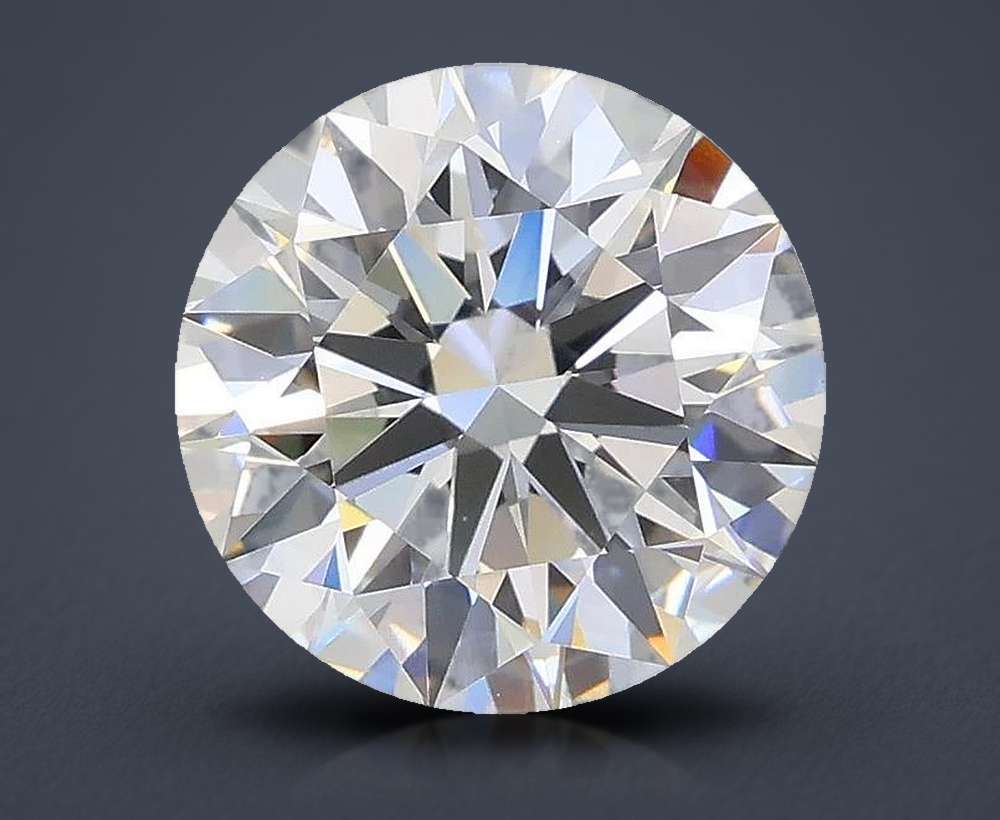 2.02ct E VVS2 Excellent Cut Round Lab Grown Diamond