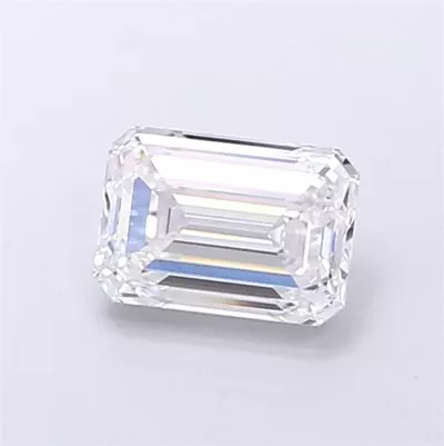 2.01ct D VVS2 Rare Carat Ideal Cut Emerald Lab Grown Diamond