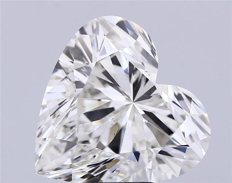 6.51ct G VS1 Rare Carat Ideal Cut Heart Lab Grown Diamond