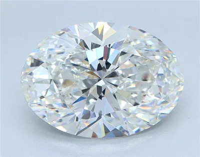 4.22ct F VS2 Rare Carat Ideal Cut Oval Lab Grown Diamond