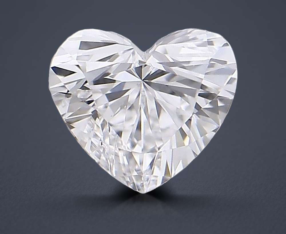 0.26ct D VS1 Rare Carat Ideal Cut Heart Diamond