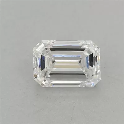 0.49ct D IF Very Good Cut Emerald Lab Grown Diamond