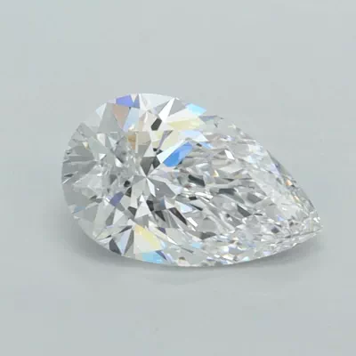 1.11ct D VVS1 Rare Carat Ideal Cut Pear Lab Grown Diamond