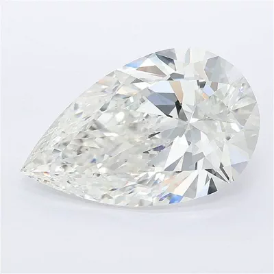 9.53ct F VVS2 Rare Carat Ideal Cut Pear Lab Grown Diamond