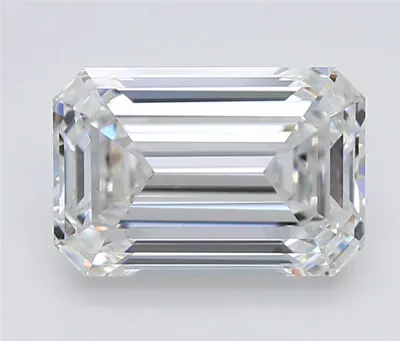 3.10ct E VS1 Rare Carat Ideal Cut Emerald Lab Grown Diamond
