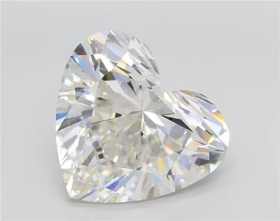7.02ct F VS1 Rare Carat Ideal Cut Heart Lab Grown Diamond